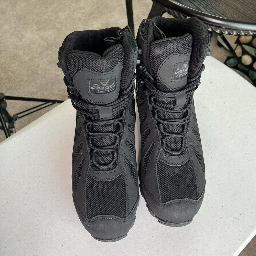 Thorogood Crosstrex Waterproof Work Boots, Black, Men's 13 M